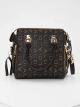 Stylish Black Aliphatic Handbag, Spacious, Durable, Comfortable Carry