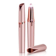 Easy Portable Eyebrow Hair Remover Rechargeable Trimmer - Pink - Shop N Save