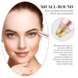 Easy Portable Eyebrow Hair Remover Rechargeable Trimmer - Pink - Shop N Save