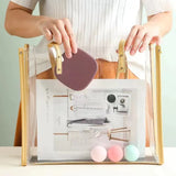 Mini Jewelry Organizer Storage Box With Mirror - White - Shop N Save