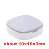 Mini Jewelry Organizer Storage Box With Mirror - White - Shop N Save