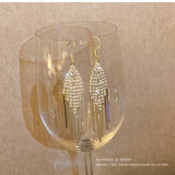 Crystal Patched Gold Plated Party Wear Earrings - Shop N Save