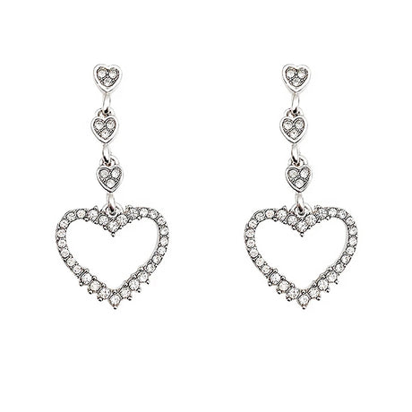 Korean Love Tassel Earrings: Silvery Fashion for Party Gift - Shop N Save