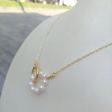 Mini South Sea White Pearl Pendant: Elegant Necklace Design - Shop N Save