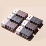 Women Fashion Eyebrow Color Powder With 10 Stencils Set - 2 - Light brown - Shop N Save