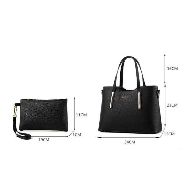 Stunning Wine Red Bag Set 2 Piece PU Leather Collection for Fashionable Women - Shop N Save