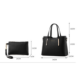 Stunning Wine Red Bag Set 2 Piece PU Leather Collection for Fashionable Women - Shop N Save