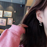 Star &amp; Moon Heart Stud Earrings: Korean Wild Personality for Girls - Shop N Save