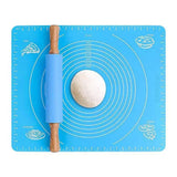 Non Slip Versatile Kitchen Silicone Baking Mat - 50x40 Cm - Pink - Shop N Save