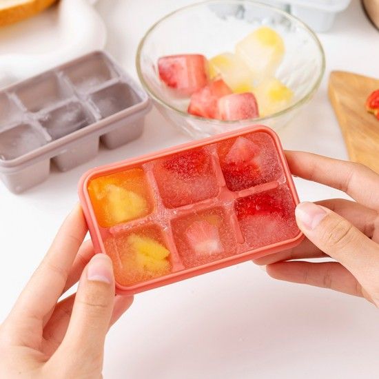 Kitchen Plastic Ice Cube Molds Tray Home Bar Party (Sea Green) - Shop N Save
