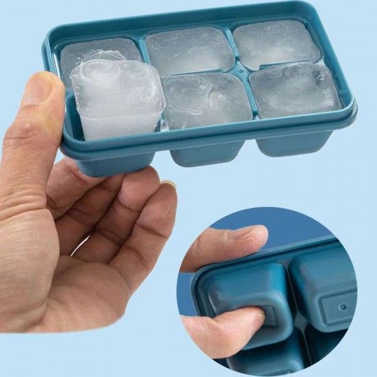 Kitchen Plastic Ice Cube Molds Tray Home Bar Party (Sea Green) - Shop N Save