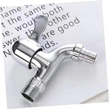 Crystal Fast Open Basin Faucet Perfect for Bathroom and Kitchen Sinks! Self-Assemble Silver Color. Also Works as a Washing Machine Faucet. - Shop N Save