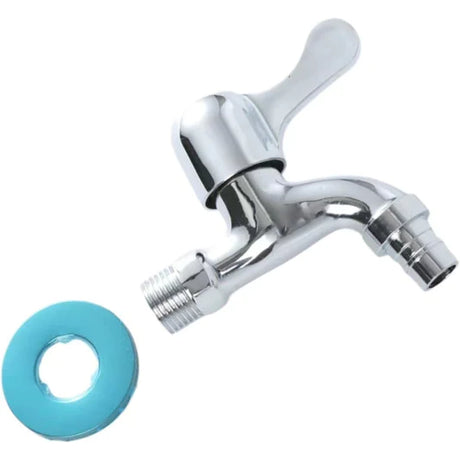 Crystal Fast Open Basin Faucet Perfect for Bathroom and Kitchen Sinks! Self-Assemble Silver Color. Also Works as a Washing Machine Faucet. - Shop N Save
