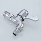 Crystal Fast Open Basin Faucet Perfect for Bathroom and Kitchen Sinks! Self-Assemble Silver Color. Also Works as a Washing Machine Faucet. - Shop N Save
