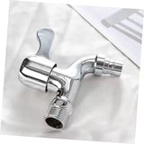 Crystal Fast Open Basin Faucet Perfect for Bathroom and Kitchen Sinks! Self-Assemble Silver Color. Also Works as a Washing Machine Faucet. - Shop N Save