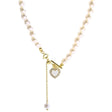 Stainless Steel Love Pearl Choker: Elegant Pendant, Party Jewelry - Shop N Save