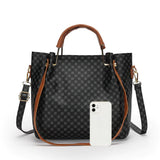 Stylish Double Handle Tote Set - High-Quality, Zipper Closure, 4 Pieces
