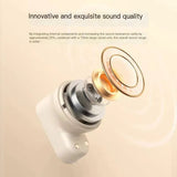 Wireless Bluetooth Earphones with Charging Bin Cord, Headphones, Outdoor Sports Headset, Touch Control Headphones, Earbuds (White)