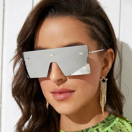 Rimless Sunglasses, Men's Shield Shades - Shop N Save