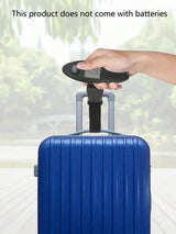 Mini LCD Digital Luggage Scales Portable Travel Bag Weighing Accurate Scales (Black) .