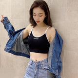 OLOEY Bra For Women Gym Crop Top - Black - Shop N Save