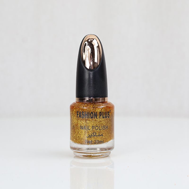 Fashion Plus Nail Polish: Glitter Golden(18)