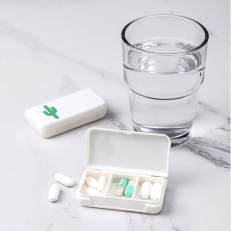 3 Grid Traveling Plastic Mini Case Medicines Tablet Box - Stand Tall - Shop N Save