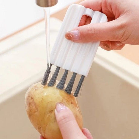 Multifunctional Flexible Cleaning Brush - White - Shop N Save