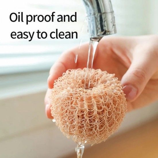Egg Dish Washing Kitchen Cleaning Sponge Brush - Pink - Shop N Save