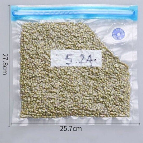 Kitchen Storage Air Vacuum Compressed Food Bag - Transparent - Shop N Save