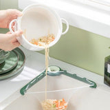 Kitchen Triangular Garbage Strainer Mesh Drain Sink Filter Holder - Green - Shop N Save