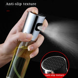 BBQ Cooking Olive Oil Spray Bottle With Scale Measurement 100ml - Silver - Shop N Save