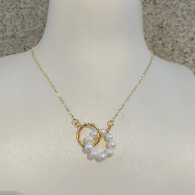 Mini South Sea White Pearl Pendant: Elegant Necklace Design - Shop N Save
