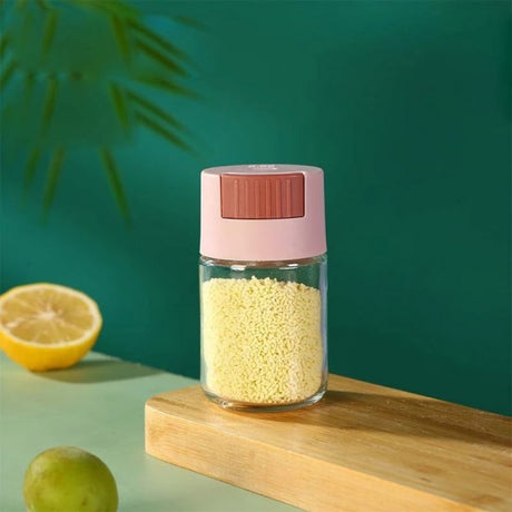 Salt Shaker Glass Jar Kitchen Spices Bottle Pink - Shop N Save