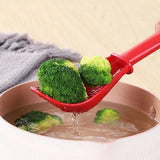Multifunctional Filter Colander for Rice Spoon Household Kitchen (White) - Shop N Save