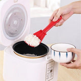 Multifunctional Filter Colander for Rice Spoon Household Kitchen (White) - Shop N Save