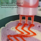 Twist Cap Squeeze Plastic Bottle For Ketchup Mustard Mayo Sauce 300ML White - Shop N Save