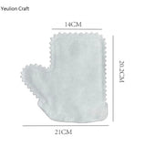 3 Pcs Multi Functional Housework Cleaning Gloves Non-Disposable White - Shop N Save