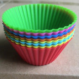 3 Pcs Silicone Cake Muffin Molds Cupcake Dessert Baking Pans Yellow - Shop N Save