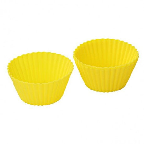 3 Pcs Silicone Cake Muffin Molds Cupcake Dessert Baking Pans Yellow - Shop N Save