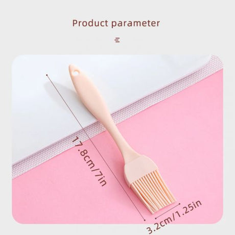 Silicone Grill Barbecue Baking Cooking Oil Brushes (Pink) - Shop N Save