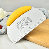 Scale Flour Dough Bread Cutting Knife Scraper Baking (Yellow) - Shop N Save