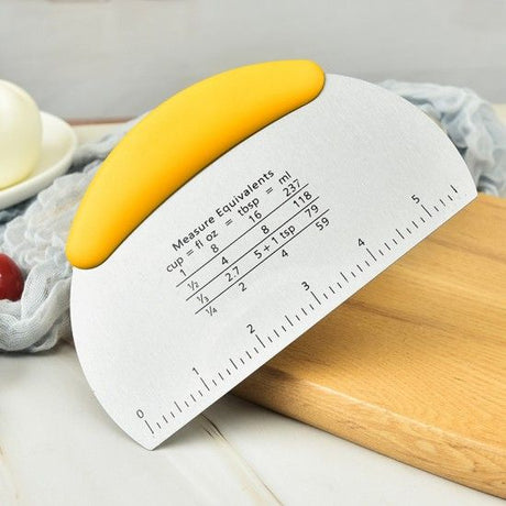 Scale Flour Dough Bread Cutting Knife Scraper Baking (Yellow) - Shop N Save
