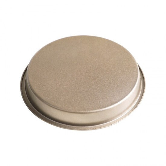 Round Mold For Pizza And Baking Pan Non-Stick (Golden) - Shop N Save