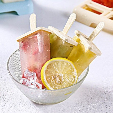 4 Pcs Ice Cream Mould Dust-Proof (Blue) - Shop N Save