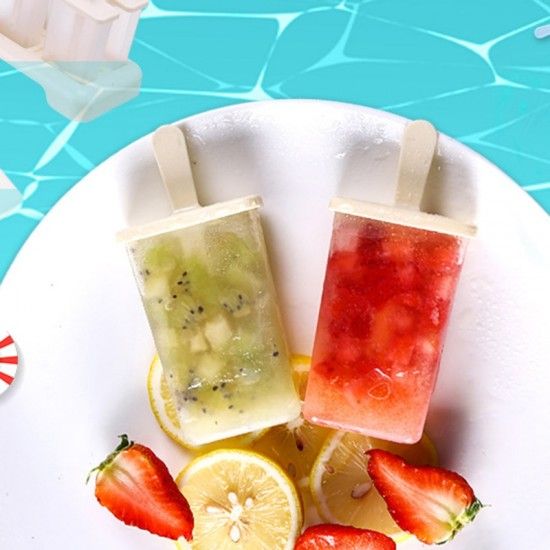4 Pcs Ice Cream Mould Dust-Proof (Blue) - Shop N Save
