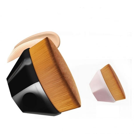Foundation Makeup Brush Portable Face Wash Brush - Black