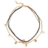 Three-Tier Star Pendant Choker: Fashionable Women's Jewelry - Shop N Save