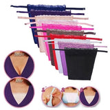 Anti Peep Invisible Bra Women Quick Easy Clip-On Lace Red