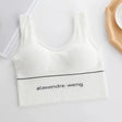 Sports Fitness Seamless Women Padded Bra - White - Shop N Save